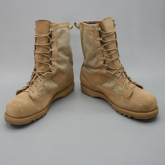 Addison Men's 15.5 W Wide Temperate Weather Desert Tan GoreTex US Combat Boots - Picture 12 of 12